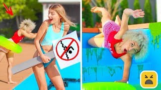 FUNNY POOL PRANKS! Simple Pranks on Friends & Family!