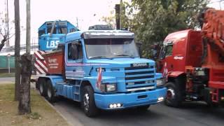 TRASLADANDO LA LOCOMOTORA EN EL CARRETÓN