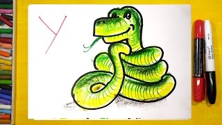 Рисуем АЛФАВИТ для детей / Буквы С Т У Ф / от РыбаКит