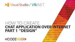 VB NET - Chat application over internet / PART 1 - Design "User Interface"