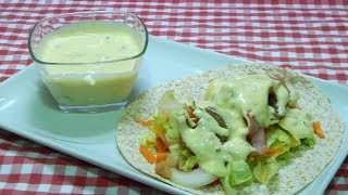 Cómo hacer la verdadera salsa para kebabs Receta casera y muy fácil)