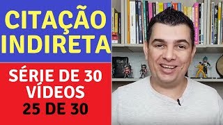 COMO FAZER CITAÇÃO INDIRETA NO TCC - Técnica Das 5 Palavras Guia da Monografia