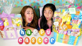 2 Easter Baskets Eating Easter Candy B2cutecupcakes