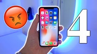 Top 4 Problems with iPhone X!