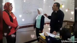متابعه حيه من القيادات  وا احمد السيد مدير ادارة التعليم الاعدادي والثانوي بشرق لمدرسه جناكليس ع بنا