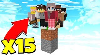 ШОК! ВЫЖИВАНИЕ НА СКАЙБЛОКЕ 1.14 В 15 ЧЕЛОВЕК! МАЙНКРАФТ