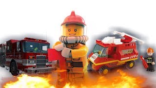 ПОЖАРНАЯ МАШИНА детям от sluban city brandweerwagen B0173 аналог lego