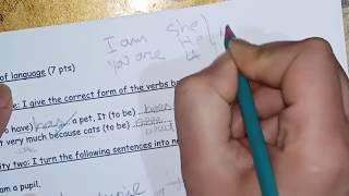 الفرض المقترح الاول للفصل الثاني للاولى متوسط في الانجليزية  teacher madi saidi