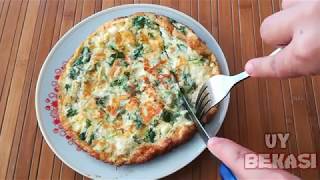 "НА ЗАВТРАК САМЫЙ ВКУСНЫЙ  ОМЛЕТ ЗА 10 МИНУТ""NONUSHTA UCHUN 10 DAQIQADA OMLET TAYYORLASH"