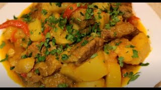 СОУС  С  МЯСОМ! АЗЕРБАЙДЖАНСКАЯ КУХНЯ /ЖАРКОЕ/ BEEF STEEW /ETLI SOUS/ ПРОСТО И ВКУСНО!