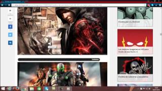 Como descargar imagenes para el fondo de escritorio   (PC)    HD