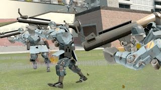 TF2 Engineers vs MvM Giant Soldiers in Garry’s Mod