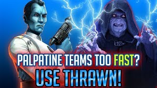 Palpatine Teams Too Fast? Use Thrawn Lead to Flip the Table! | Star Wars: Galaxy of Heroes