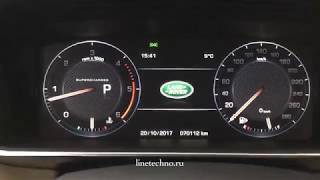 Замена приборной панели на Range Rover Sport 2014 года с аналоговой на цифровую