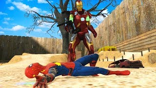 SUPER HERO PAINTBALL BATTLE! - Garry's Mod Gameplay (Gmod Roleplay) - Multiplayer Challenge!