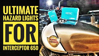 ROYAL ENFIELD INTERCEPTOR| ULTIMATE HAZARD LIGHTS AND LED INDICATOR| Simtac