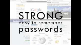 How to Create Strong Easy to Remember Passwords