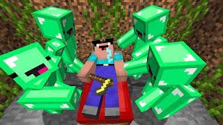 НУБ ПРОТИВ ИЗУМРУД НУБ В МАЙНКРАФТ – ТРОЛЛИНГ НЕВИДИМКОЙ В МАЙНКРАФТ! NOOB EMERALD MINECRAFT