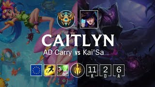 Caitlyn ADC vs Kai'Sa - EUW Challenger Patch 8.19