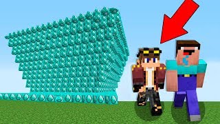 НУБ И ПРО ПРОТИВ ЦУНАМИ ИЗ АЛМАЗОВ ! КАК ВЫЖИТЬ НУБУ MINECRAFT ТРОЛЛИНГ ЛОВУШКА ЗАЩИТА МУЛЬТИК