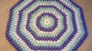Как вязать узор "попкорн" крючком.  How to Knit pattern "popcorn" hook.