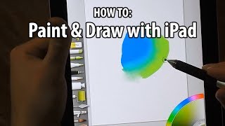 How To Draw on iPad with ArtRage & Procreate - #iPadArt
