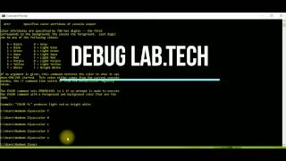 Command Prompt:  How to change Text Color in Command Prompt CMD Tutorial
