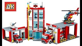 60110 FIRE STATION.60110 ПОЖАРНАЯ ЧАСТЬ.ЛЕГО СБОРКА ПОЖАРНАЯ ЧАСТЬ.