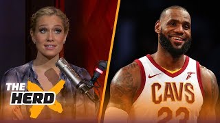 Does LeBron's tweet at Lonzo Ball mean LeBronzo is coming soon? Kristine and Colin react | THE HERD