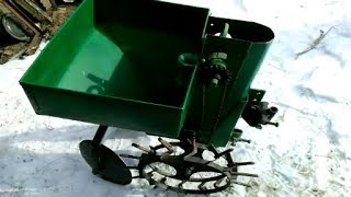 Размеры мотоблочной картофелесажалки.