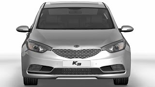 3D Model Kia K3 Cerato Forte 2014 at 3DExport.com