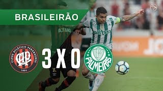ATLÉTICO-PR 3 X 0 PALMEIRAS - 03/12 - BRASILEIRÃO 2017