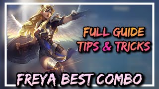 NEW FREYA BEST SKILL COMBO, COMBO + FLAMESHOT - MOBILE LEGENDS BANG BANG