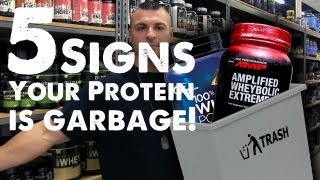 5 Signs Your Protein Is Garbage