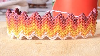 como hacer pulsera macrame punto arroz o camino del inca