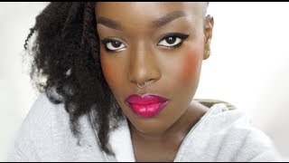 Nicki Minaj Viva Glam Lipstick Tutorial | With coral mixed in!
