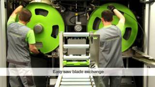 DSB Singlehead  Thin-cutting band saw - WINTERSTEIGER WOODTECH - www.wintersteiger.com