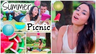 Summer DIY Picnic! Food, Outfit + Tumblr Decor & Essentials!