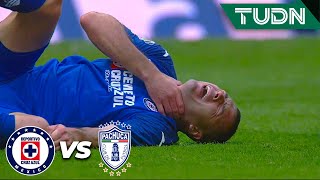 ¡De lucha libre! Kazim impacta con Pablo Aguilar | Cruz Azul 0 - 0 Pachuca | Liga Mx J5 CL-20 | TUDN