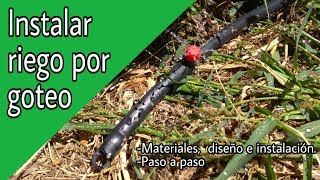 CÓMO INSTALAR UN RIEGO POR GOTEO || AHORRA AGUA Y DINERO