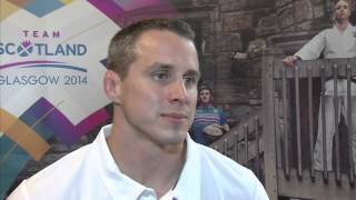 Euan Burton has been named as Scotland's flag bearer for the Games'.