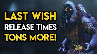 Destiny 2 - LAST WISH RAID! Release Times, New Reveals, MORE!