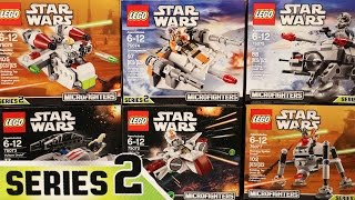 LEGO Star Wars Mircofighters SERIES 2 - ALL 6 SETS (Timelapse & Reviewed)