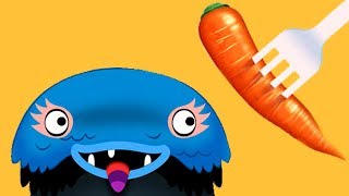 Готовлю еду для смешных чудиков в детской игре тока китчен