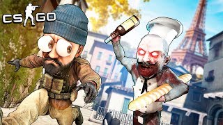 ОТДАЙ МОЮ ЛЯГУШКУ! НЕ БЕЙ МЕНЯ! ПОВАР МАНЬЯК ИЗ ПАРИЖА ХОЧЕТ ОТРАВИТЬ НАС УЛИТКОЙ - МАНЬЯК В CS:GO