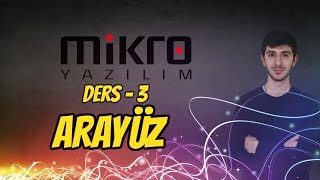 Mikro Yazılım Ön Muhasebe Dersleri (Muhasebeci Olmak İsitiyorum) #Ders 3 Arayüz