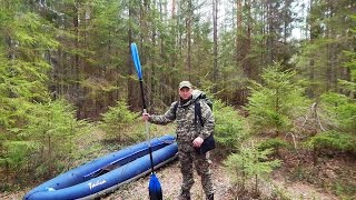 [РВ] Сплав по р. Шуя (костромская обл). Водный поход на байдарке. Часть 1