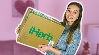 РАСПАКОВКА БОЛЬШОЙ ПОСЫЛКИ! ПРОБУЕМ СНЭКИ С iHerb!
