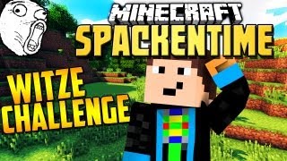 Minecraft SPACKENTIME #3 - Wer LACHT.. VERLIERT - WITZE CHALLENGE Minecraft