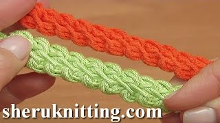 Puff Stitch Crochet Cord Tutorial 102